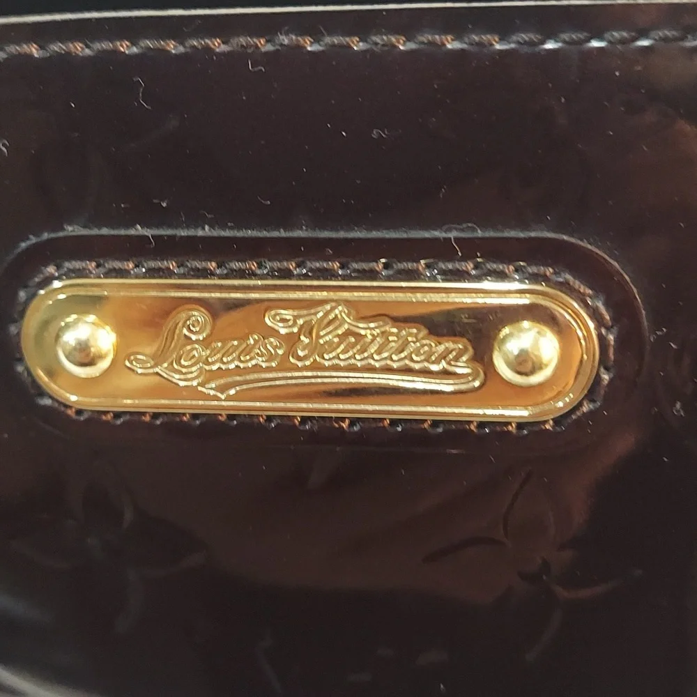Louis Vuitton Amarante Vernis Wilsher Pm Tote Satchel